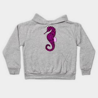 Seahorse (pink) Kids Hoodie